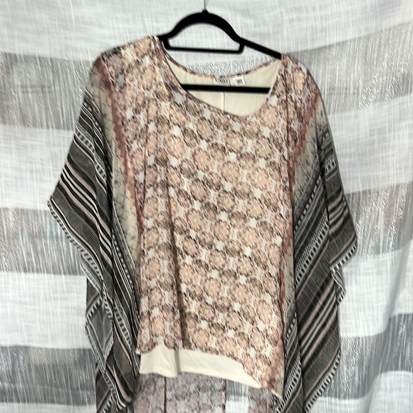 Cato Layered plus size Blouse - Picture 1 of 8